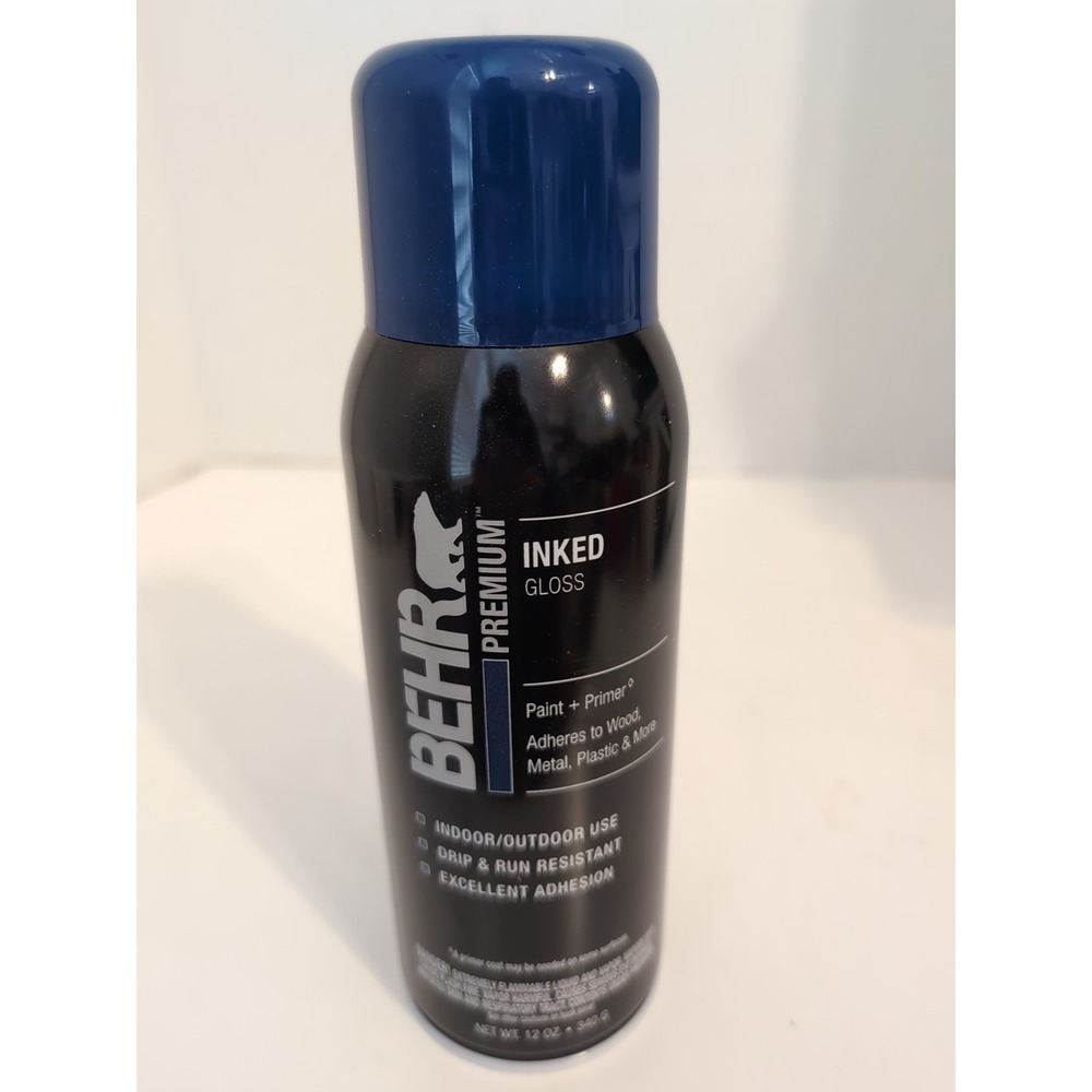 Behr Premium Inked Gloss Paint + Primer 12oz Spray